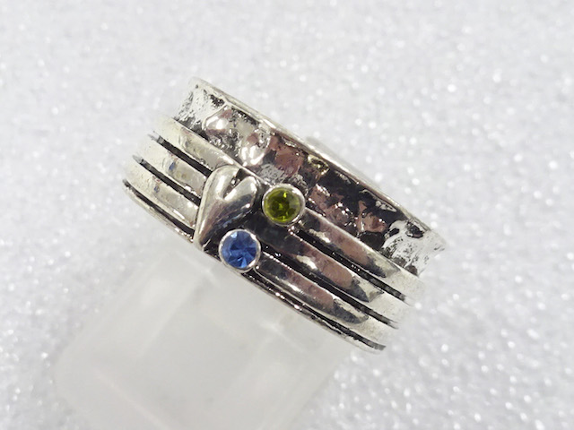 COLORED STONE FASHION RING / JP SIZE 12
